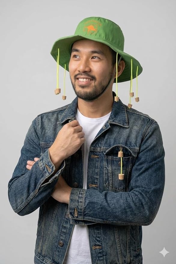 Labreeze Australian Cork Hat with 10 Dangling Corks – Novelty Outback Bush Style Hat - Labreeze Ltd