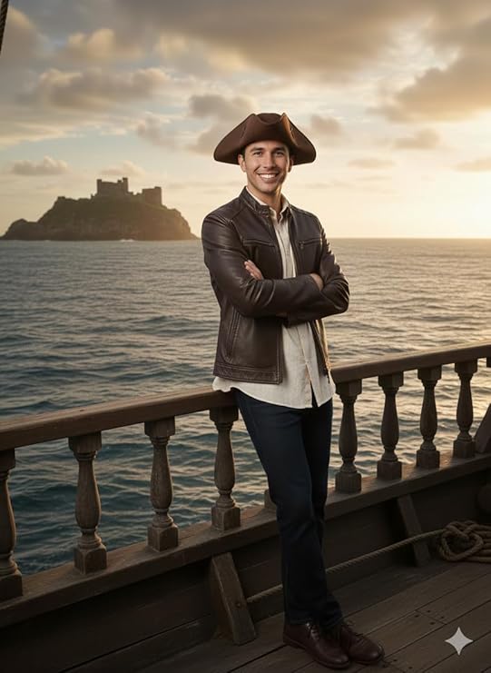 labreeze Brown Pirate Tricorn Hat – Adult Suede Three-Corner Hat