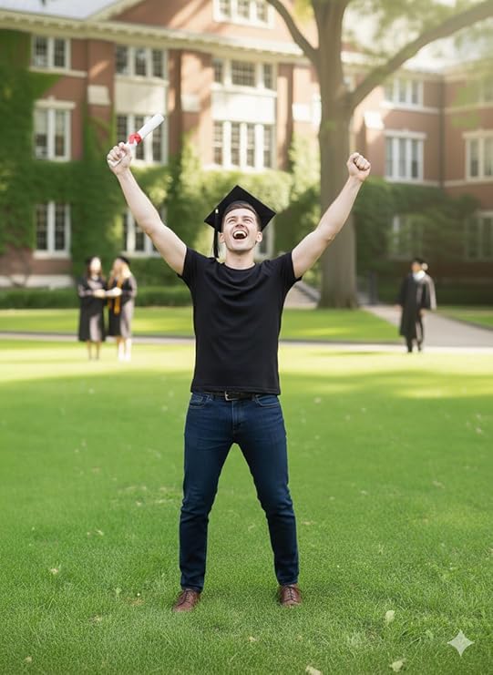 labreeze Budget Felt Mortar Board Hat – Adult Graduation Cap