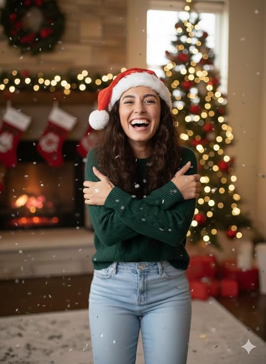 labreeze Deluxe Adult Santa Hat – Red & White Plush Classic Christmas Style