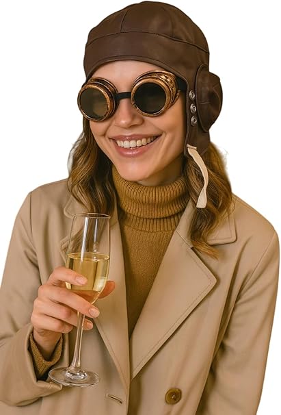 biggles goggles labreeze Adult Punk and Pilot Hat Set – WW1 Aviator Fa – Labreeze Ltd MK5 GTI 2.0T TSI Größe (in Jahre):2-4 Y Lightweight and streamlined HYPOTEX Latex Handschuhe, Berry