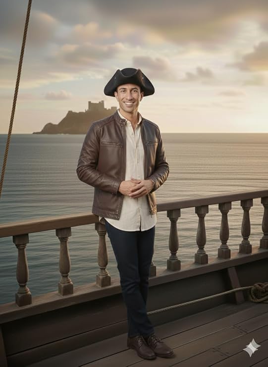 labreeze Black Pirate Tricorn Hat – Adult Wool Felt Three-Corner Hat