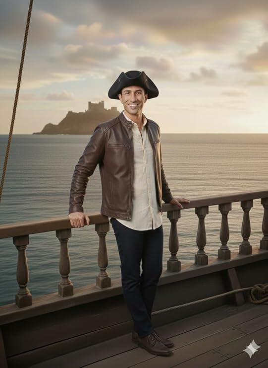 labreeze Black Pirate Tricorn Hat – Adult Wool Felt Three-Corner Hat