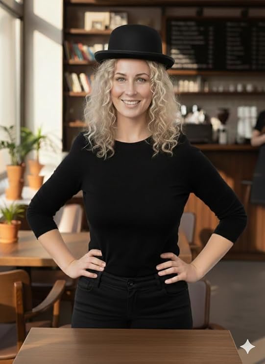 labreeze Black Satin Bowler Hat for Adults – Classic Style Fancy Dress Costume Hat