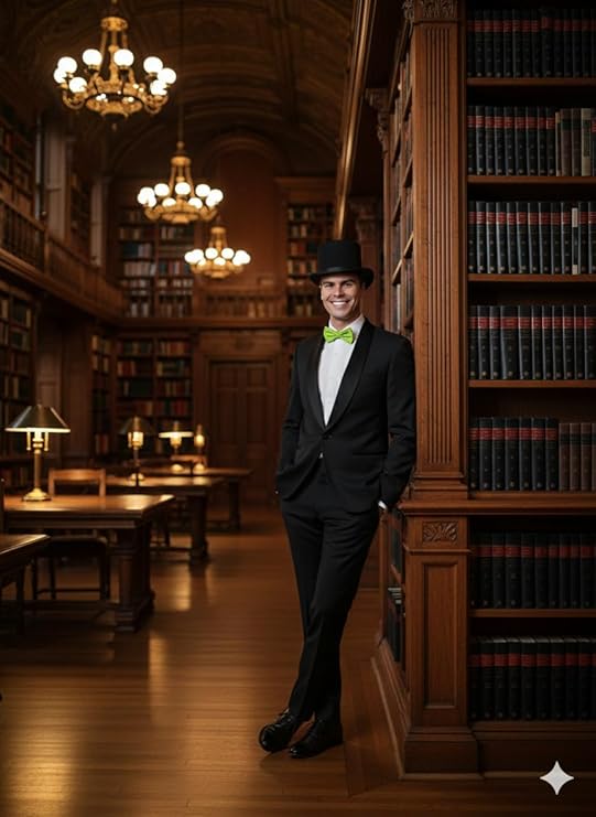 Labreeze Adult Black Velour Top Hat & Green Bow Tie Set – Victorian Dickens Style Christmas Fancy Dress Accessory