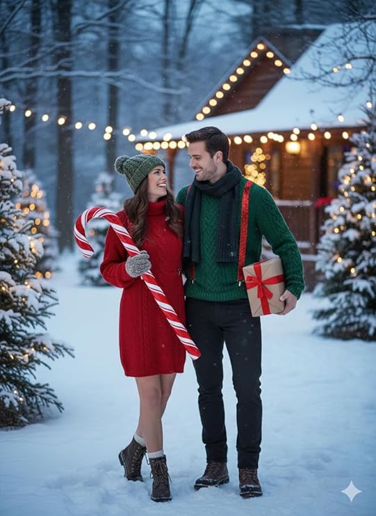 labreeze Pack of 2 Red Sequin Braces – Sparkly Adjustable Suspenders for Christmas