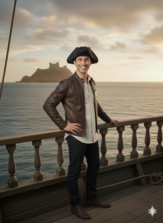 labreeze Black Pirate Tricorn Hat – Adult Wool Felt Three-Corner Hat