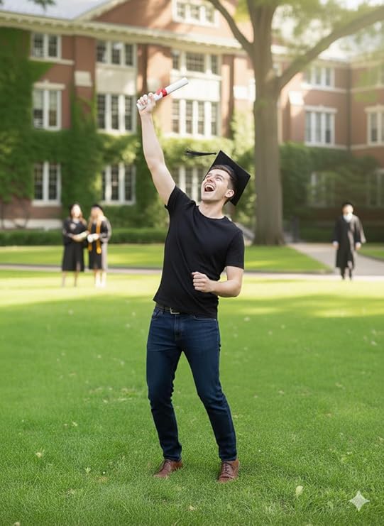 labreeze Budget Felt Mortar Board Hat – Adult Graduation Cap