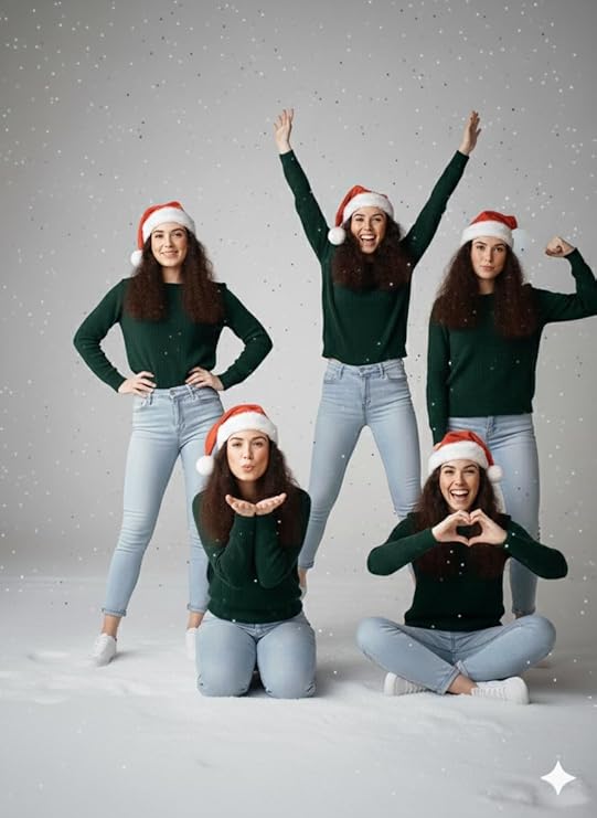 labreeze Deluxe Adult Santa Hats – Plush Red & White Traditional Christmas Style, Set of 5