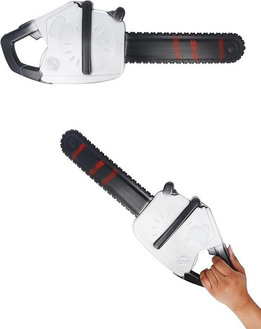 Bloody Chainsaw Prop (45cm x 15cm) – Realistic Plastic Horror Weapon – Halloween Fancy Dress Costume Accessory for Adults & Kids – Scary Cosplay, Party & Haunted House Decoration