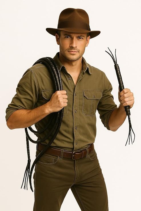 Labreeze Set of 5 Brown Explorer Hats for Adults – Classic Adventure Costume Hat for Safari, Jungle, Indiana Jones Themed Fancy Dress, Halloween, and Cosplay