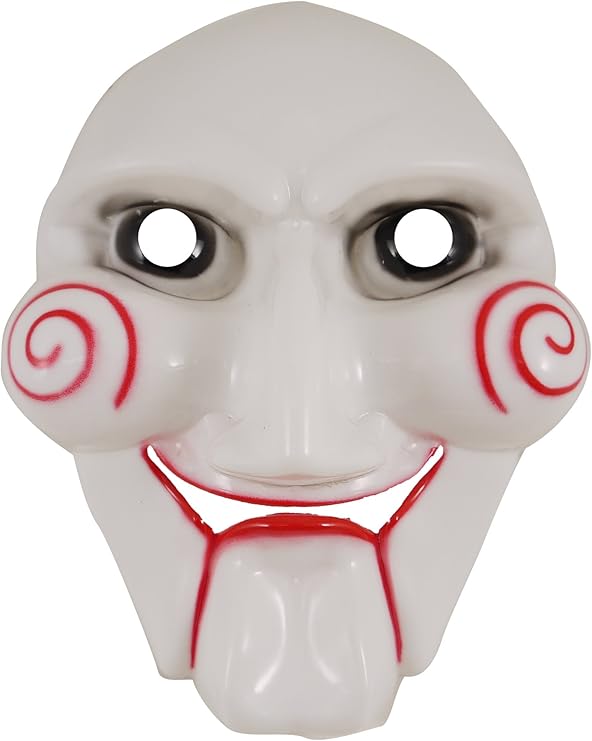 labreeze Adults Jigsaw Mask for Men – Horror Movie Halloween Costume Accessory