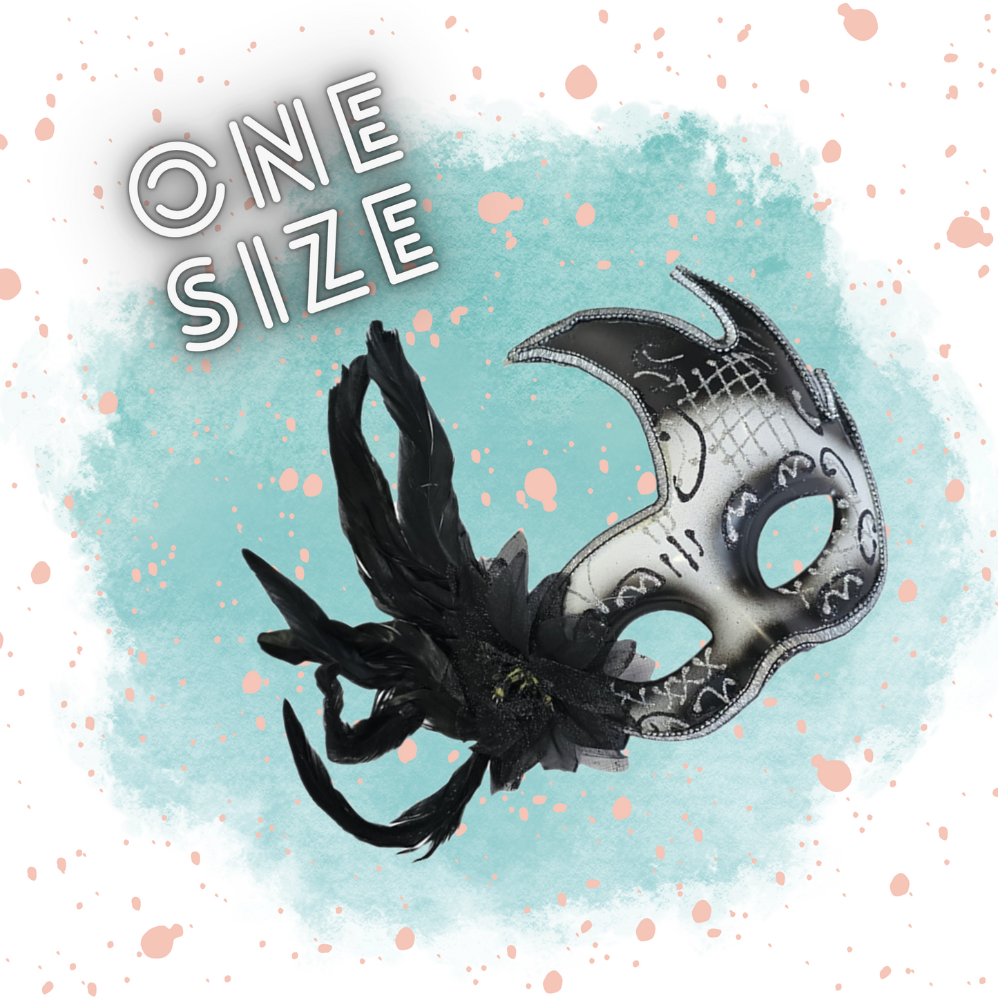Masquerade Masks With Flower - Elegance Meets Intrigue