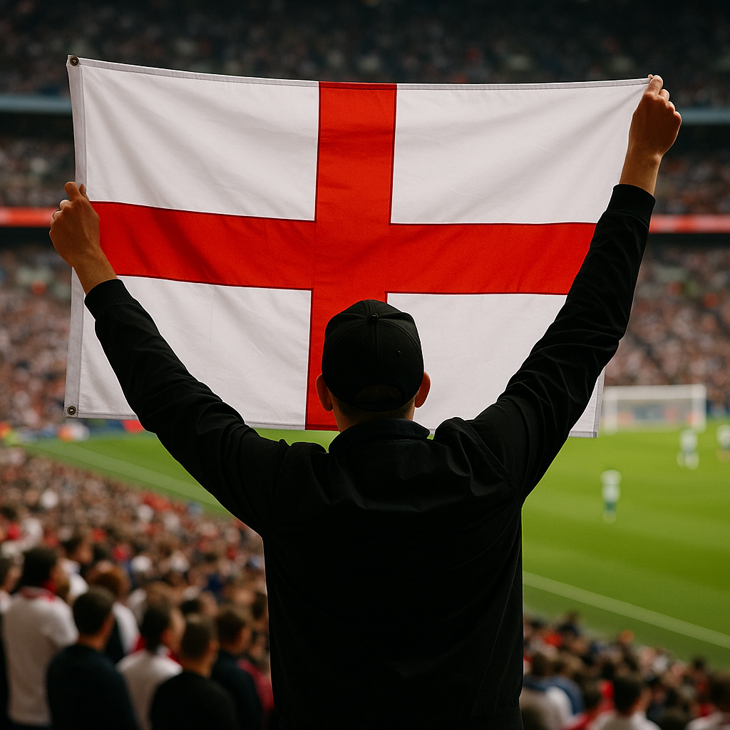 labreeze England St George’s Cross Flag 5ft x 3ft – Red Cross on White Polyester Flag with Metal Eyelets - Labreeze Ltd