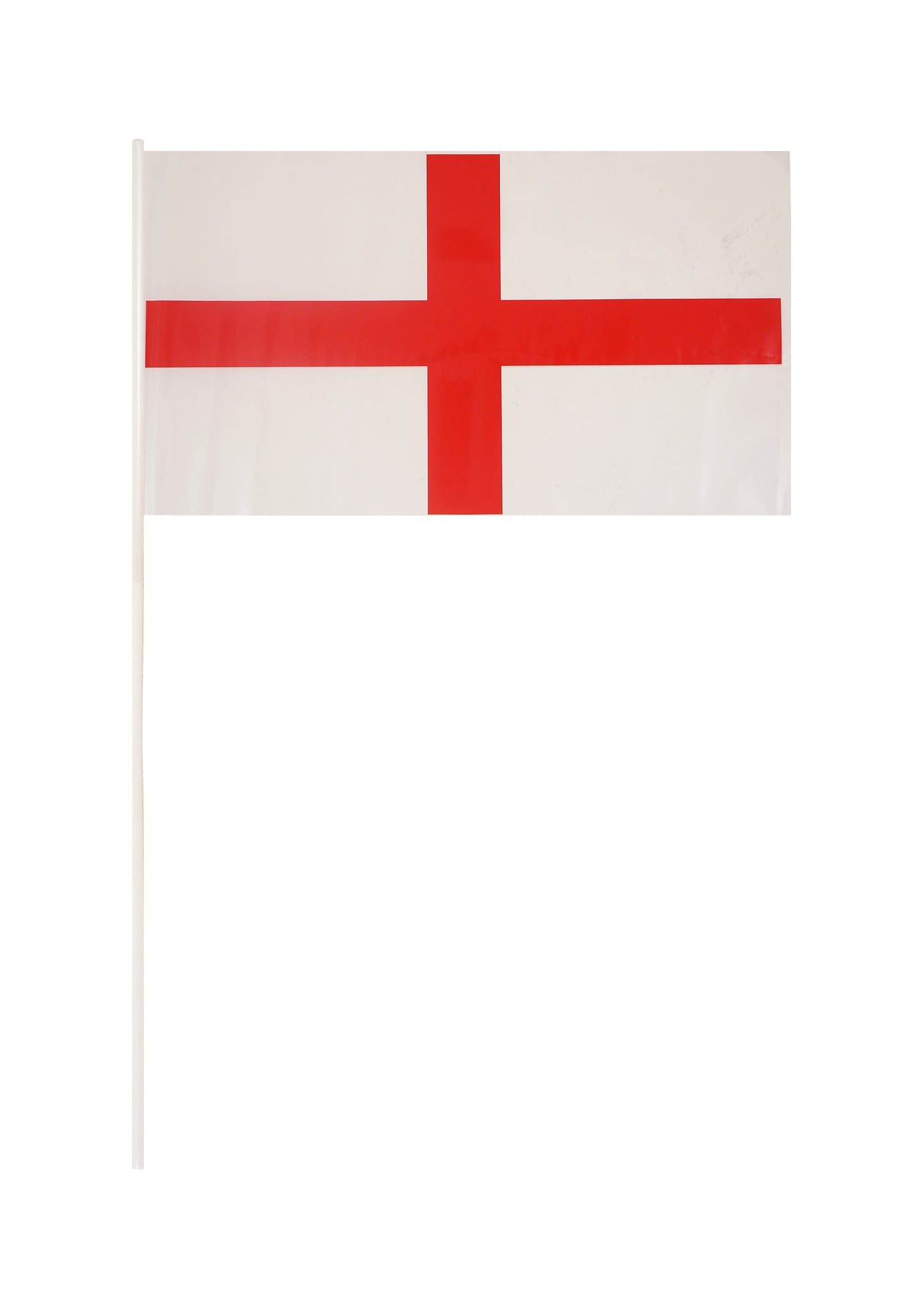 St George hand flag with stick 30cm x 20cm