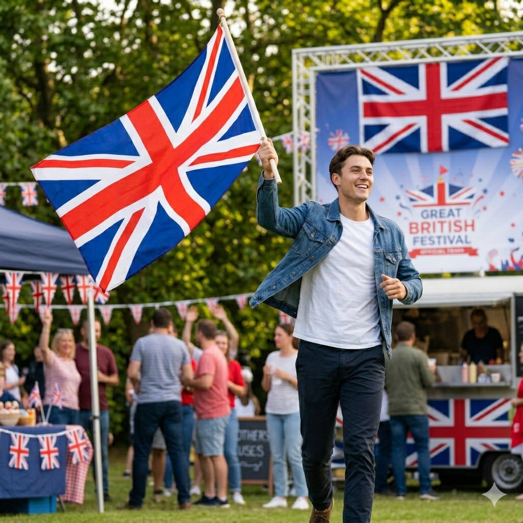 Union Jack Flag 5ft x 3ft – UK British Polyester Flag with Metal Eyelets - Labreeze Ltd