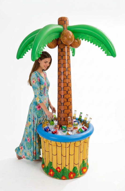 labreeze Inflatable Palm Tree Drinks Cooler 170cm – Tropical Hawaiian Luau Party Decoration