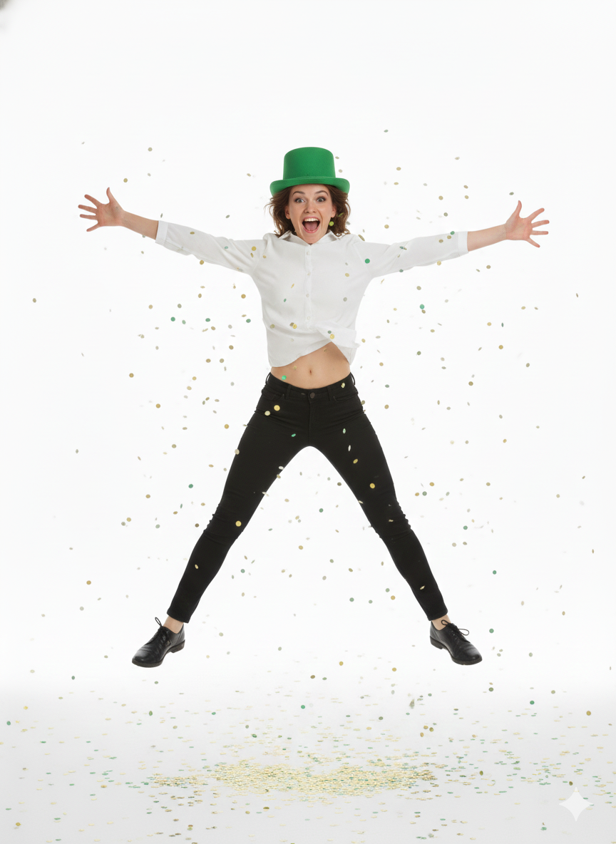 Adults Green Satin Top Hat with Ribbon – Fancy Dress Party Hat