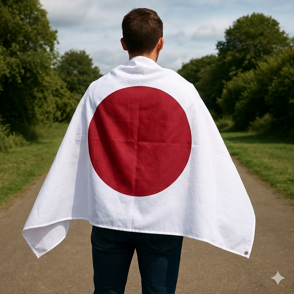 labreeze Japan Flag 5ft x 3ft – Polyester Japanese Flag with Metal Eyelets & Double Stitched Seams - Labreeze Ltd