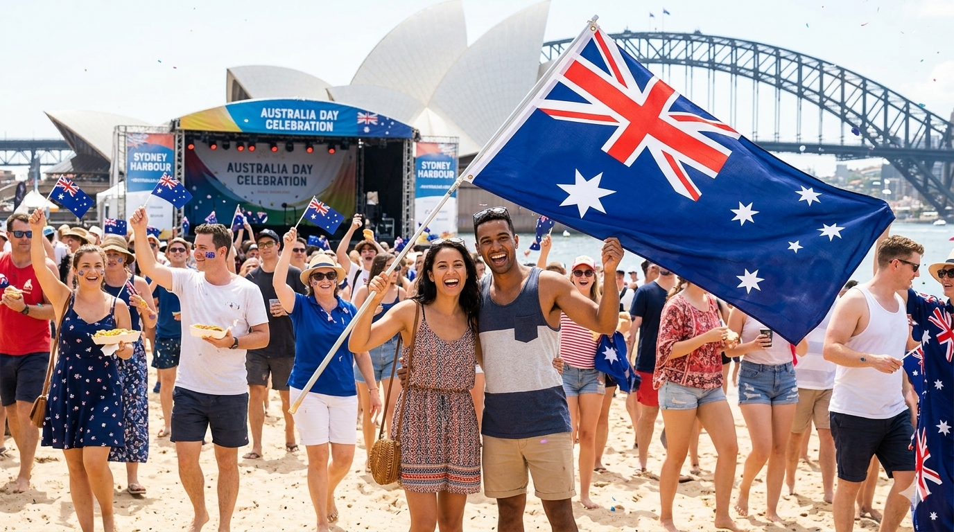 Australia Flag 5ft x 3ft – Australian Polyester National Flag with Metal Eyelets - Labreeze Ltd