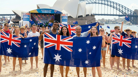 Australia Flag 5ft x 3ft – Australian Polyester National Flag with Metal Eyelets - Labreeze Ltd
