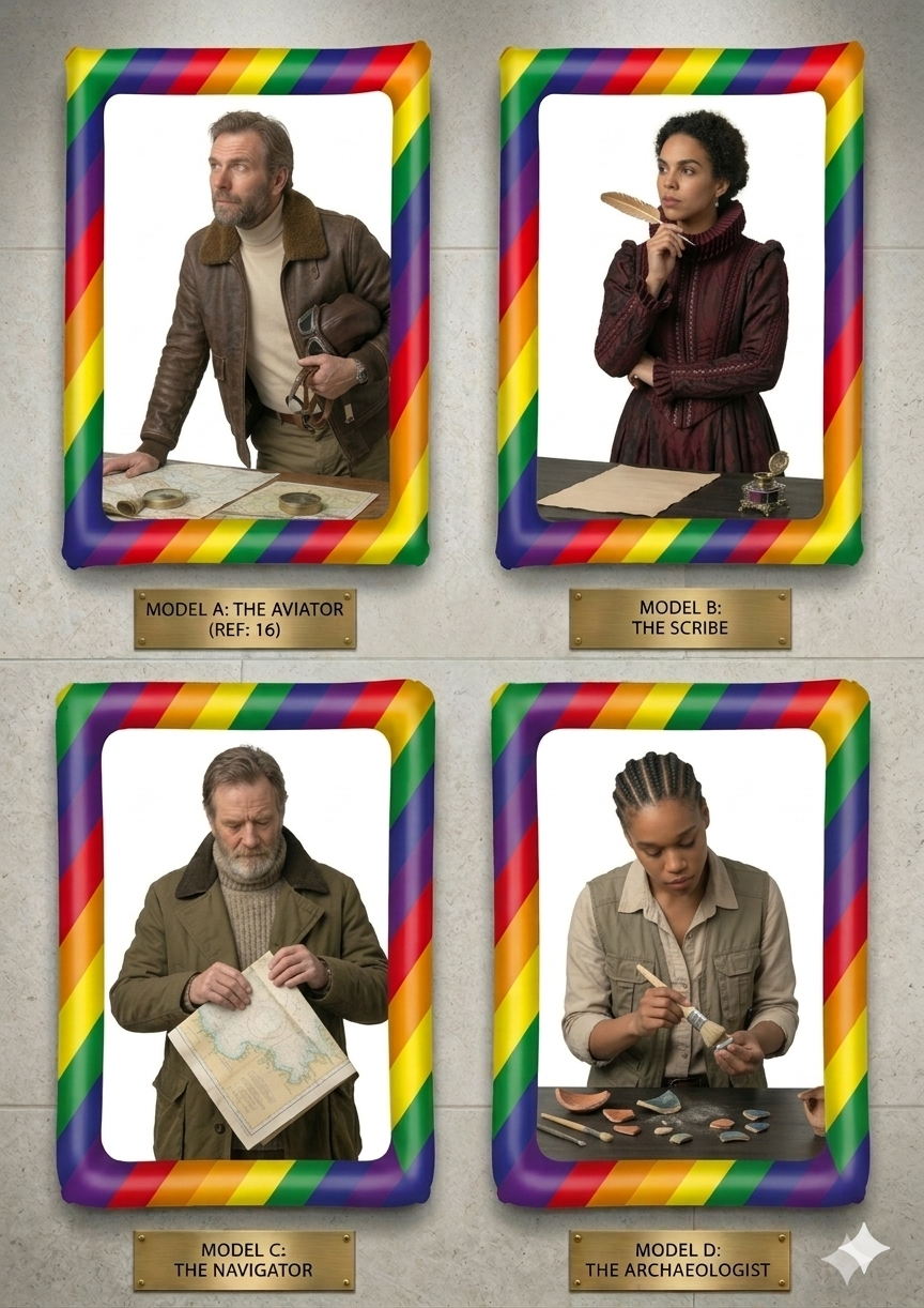 labreeze Pride Inflatable Picture Frames – Rainbow Photo Booth Props, Set of 4, 60cm x 80cm