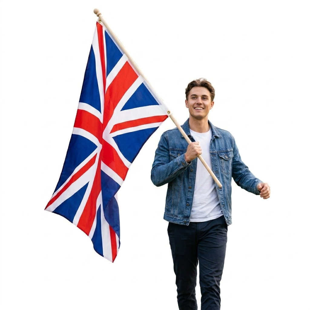 Union Jack Flag 5ft x 3ft – UK British Polyester Flag with Metal Eyelets - Labreeze Ltd