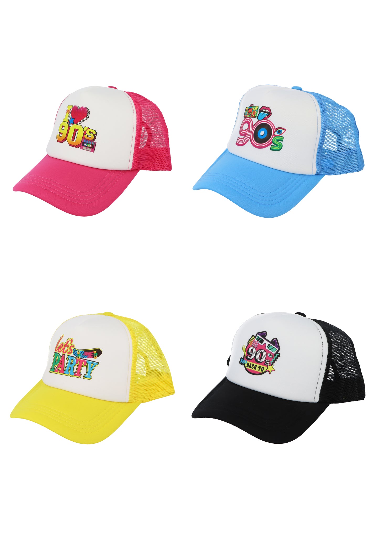 90s Party Baseball Cap Assorted - Labreeze