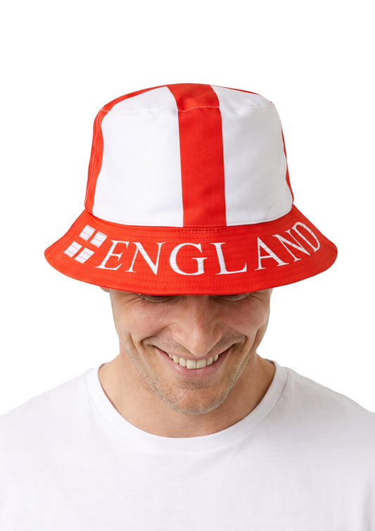 England St George's Cross bucket hat for adults