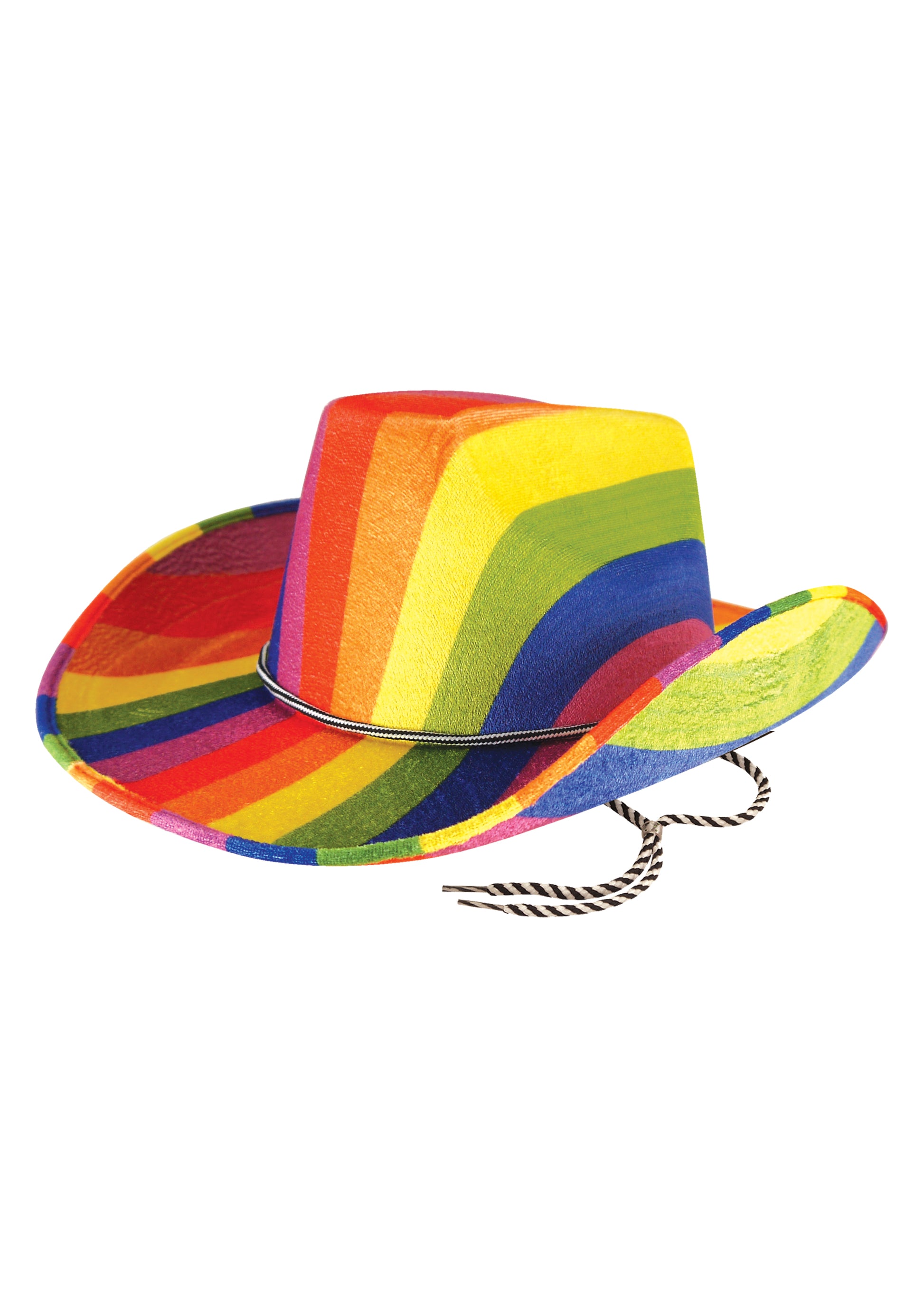 Rainbow Pride cowboy hat for adults
