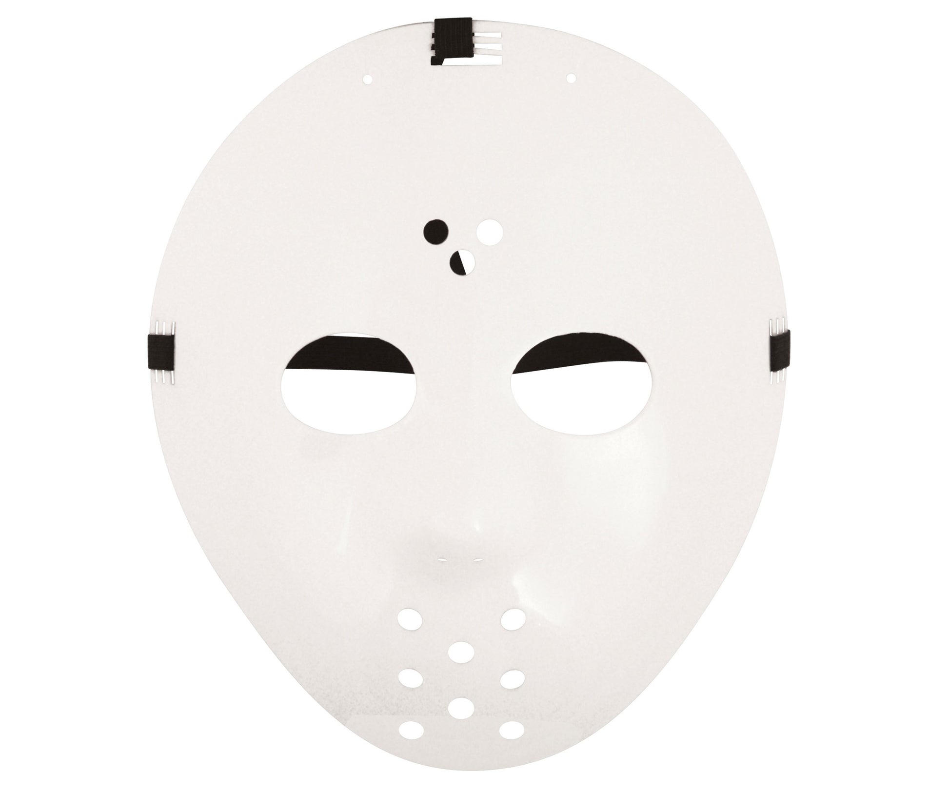 Horror Style Costume Set: Hockey Face Mask and 31cm White Fake Blooded Knife Weapon - Labreeze Ltd