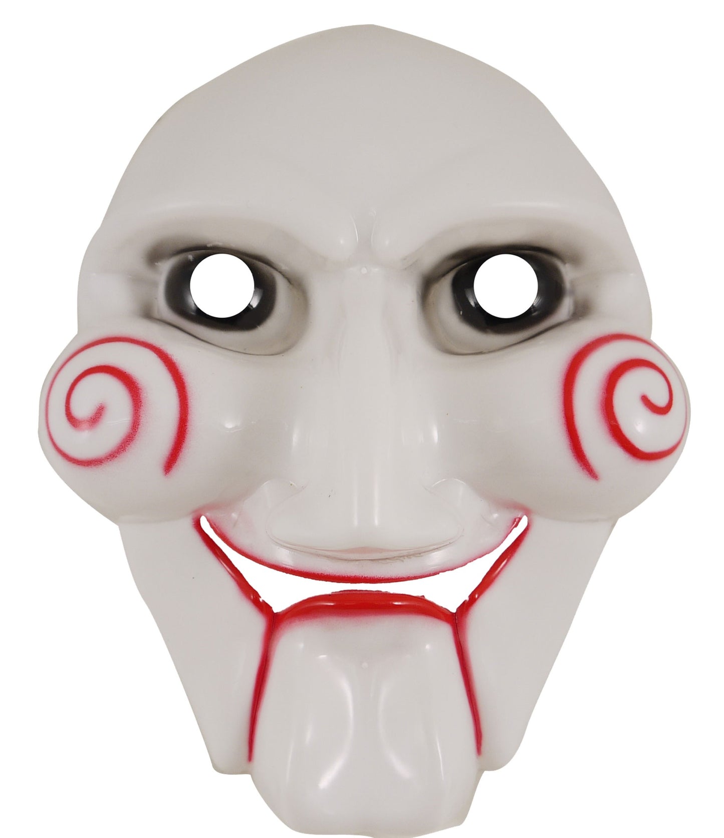 Horror Clown Costume Set: Puppet Scary Jigsaw Face Mask and 110cm Fake Grim Reaper Scythe - Labreeze Ltd