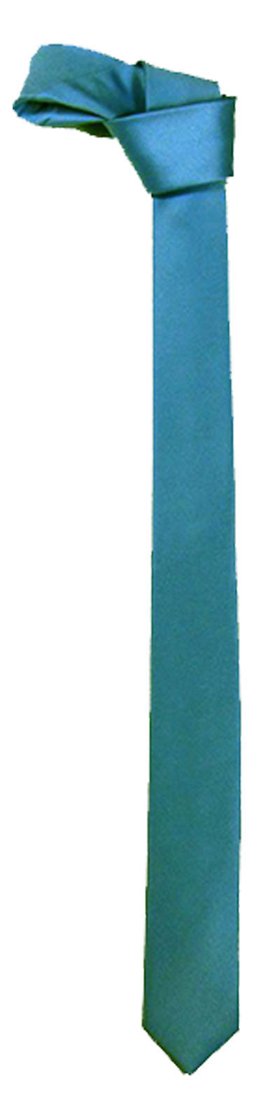 Men’s Boys Slim Skinny Solid Color Shiny Plain Satin Tie Wedding Party Thin Necktie