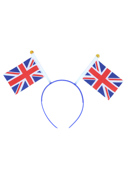 Union Jack flag headband