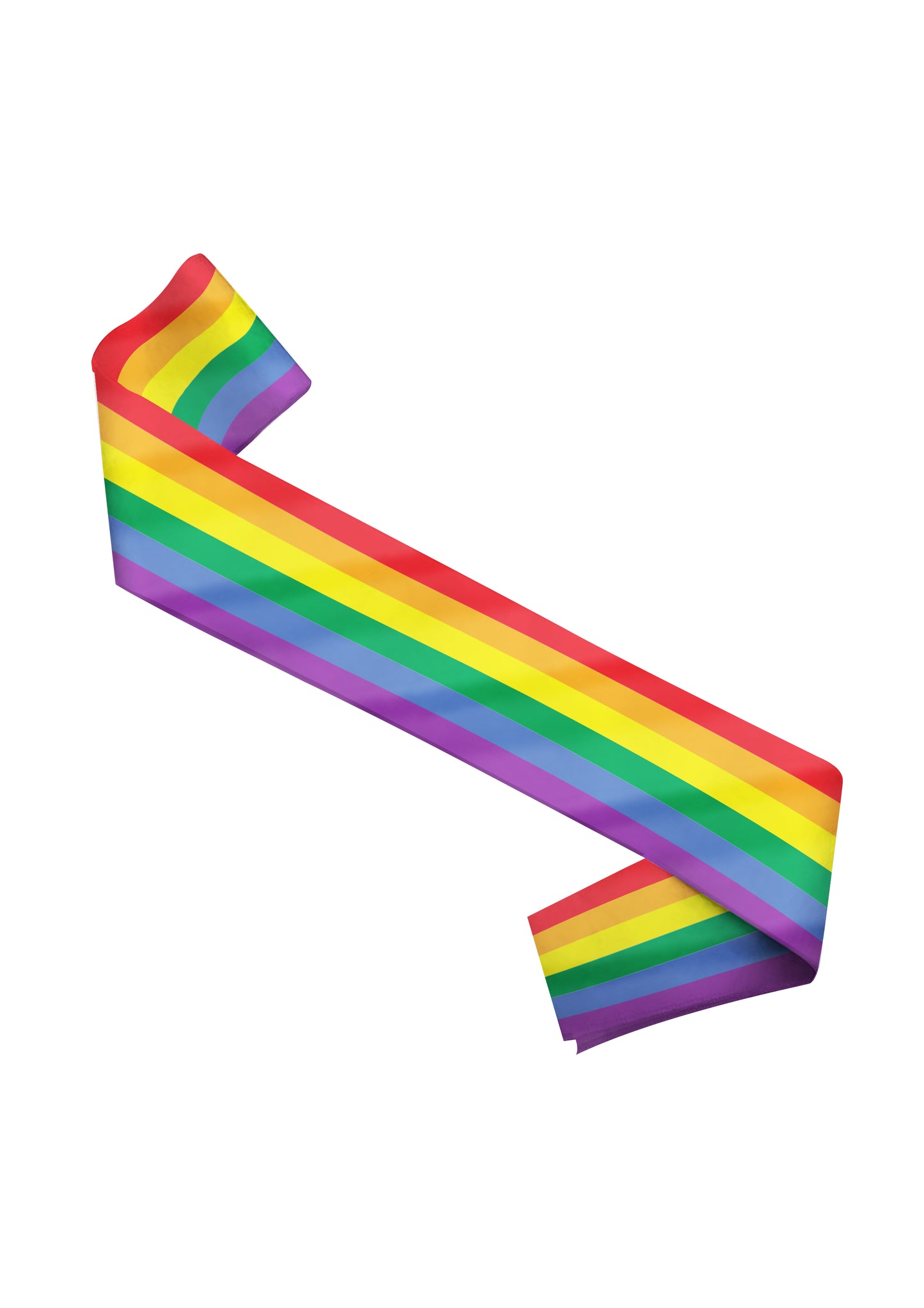 Pride Party rainbow sash
