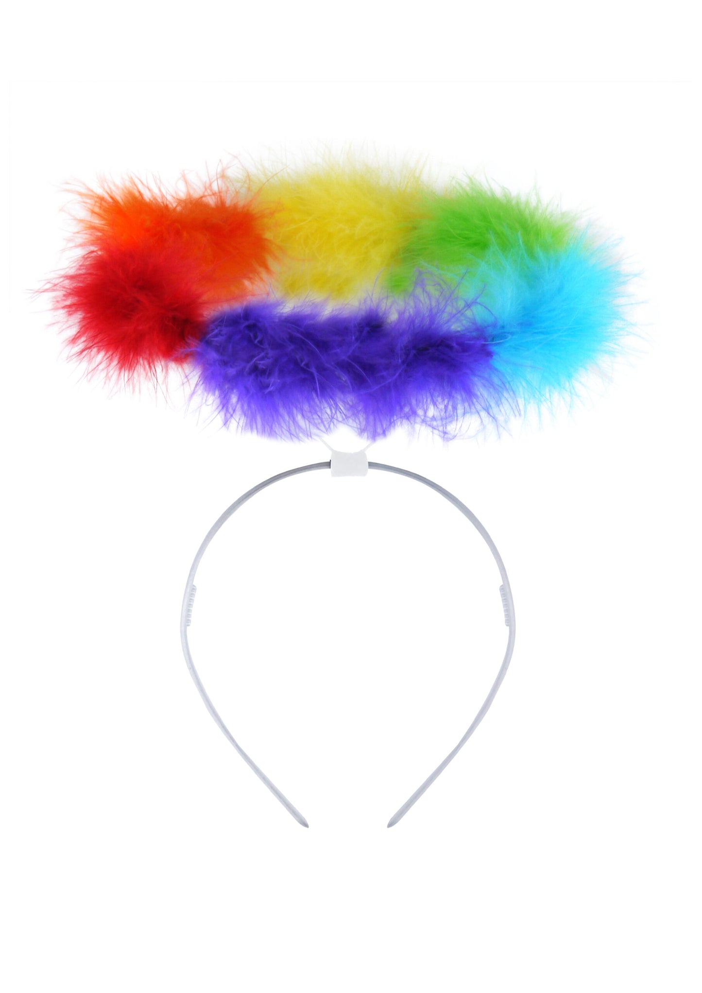 Rainbow Pride angel halo headband