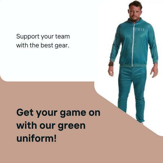 The Game Green Uniform Costume - Level Up Your Style!