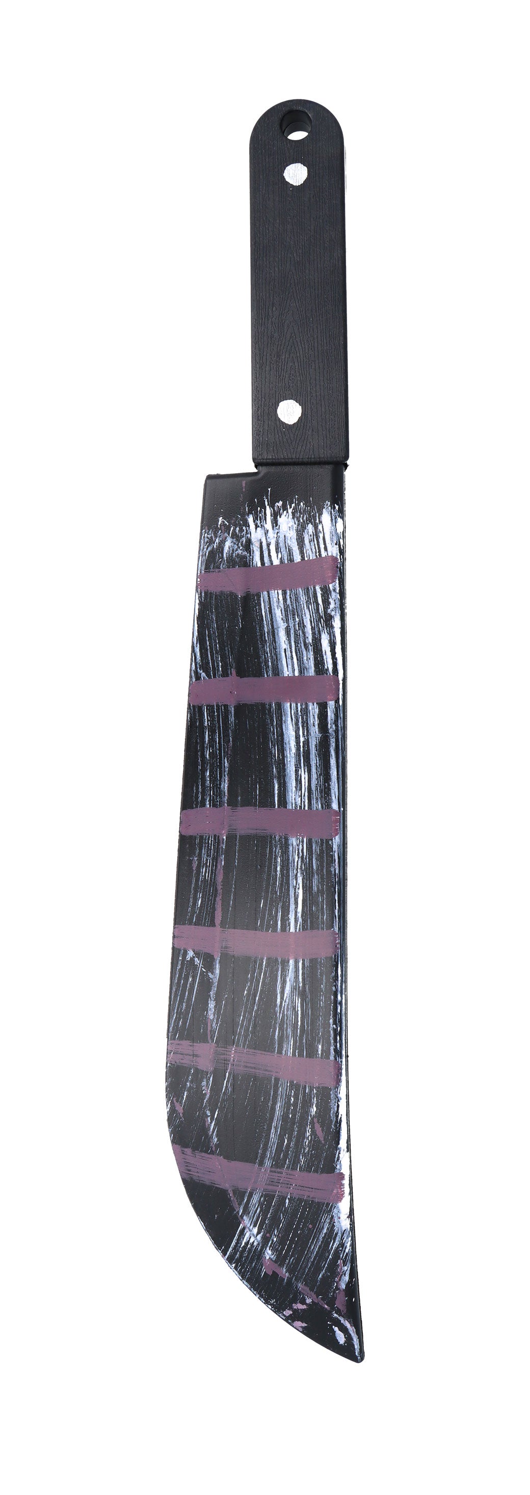 Ghost Killer Mask, Scream Mask with Hood, and 50cm Fake Blooded Machete Prop - Halloween Horror Ghost Fancy Dress Set