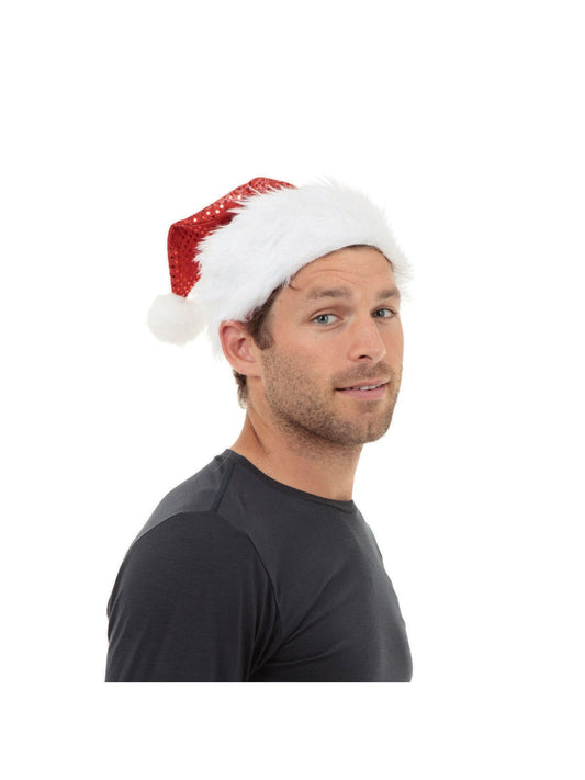 Sequin Santa Hat - Sparkling Headwear for the Holiday Season