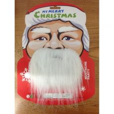 Santa Eyebrows, Beard, and Mustache Set - Festive Costume Accessory for Adults, Christmas Dress-Up
