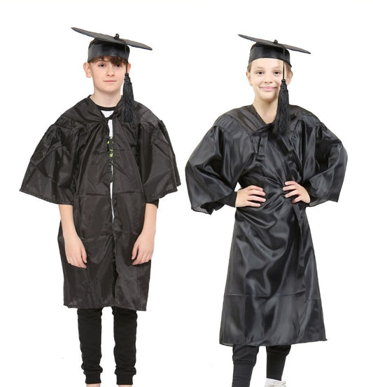 Commencement Chic: Children's Primary School Graduation Gown and Cap Set