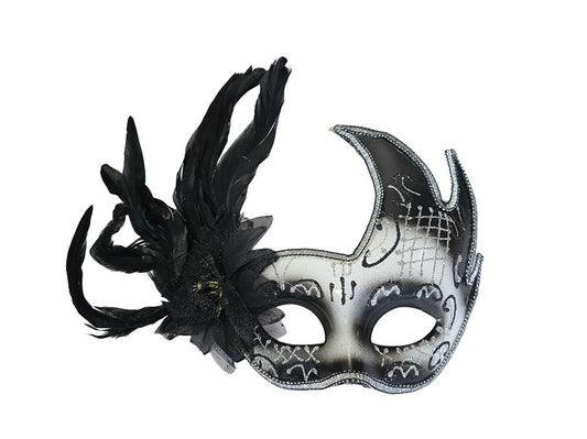 Masquerade Masks With Flower - Elegance Meets Intrigue