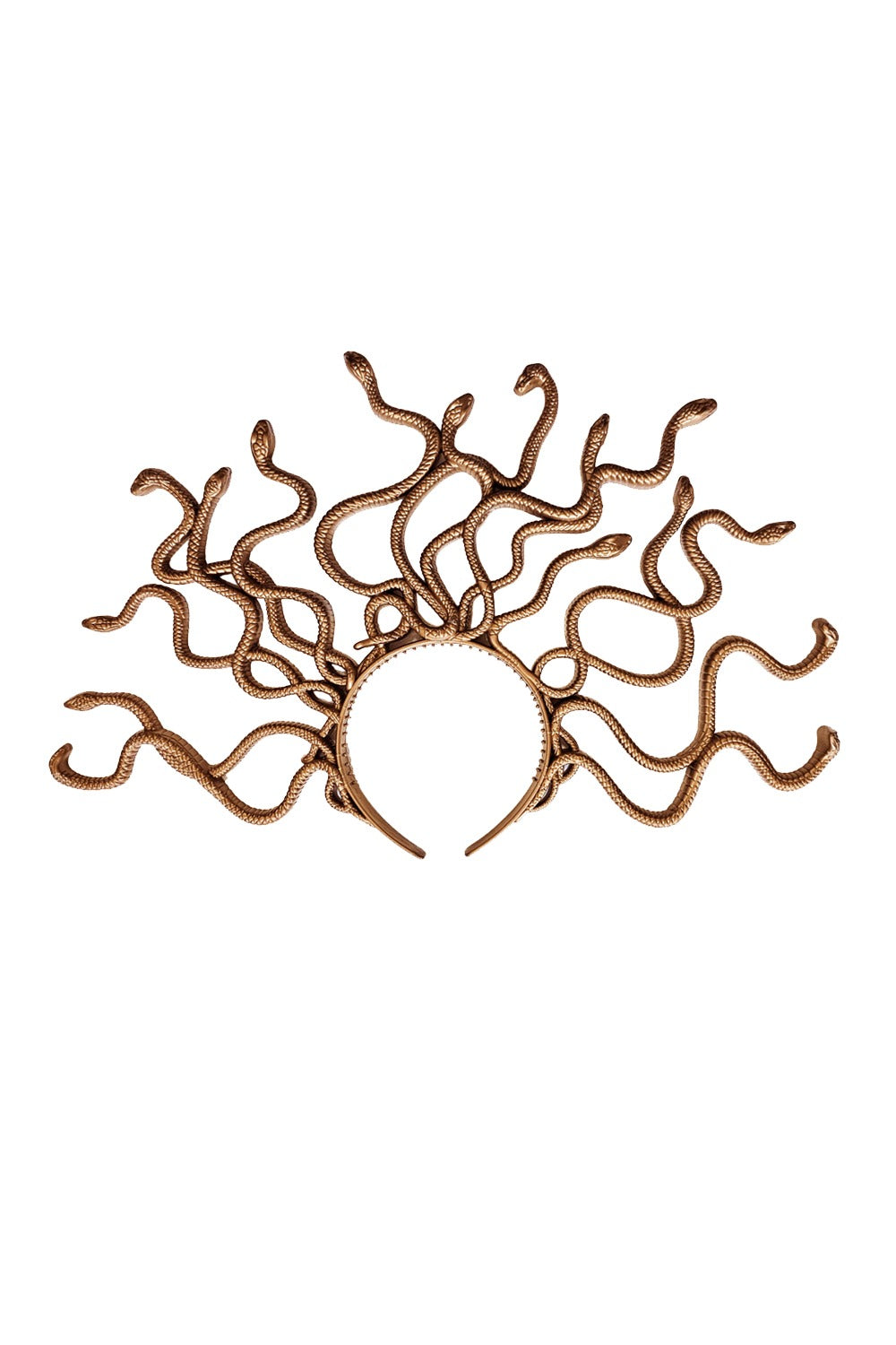 Gold Greek Gorgon Snake Headband - Mythical Elegance for Divine Presence - Labreeze Ltd