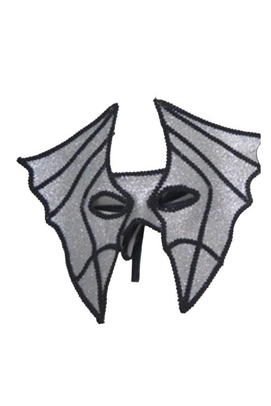 Silver Bat Masquerade Mask - Unleash Elegance with a Touch of Mystery