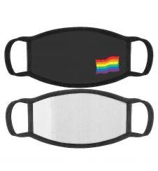 Pack of 2 Rainbow LGBTQ Gay Pride Face Masks for Adults – Reusable & Washable Fabric Masks for Pride Events, Parades & Daily Wear
