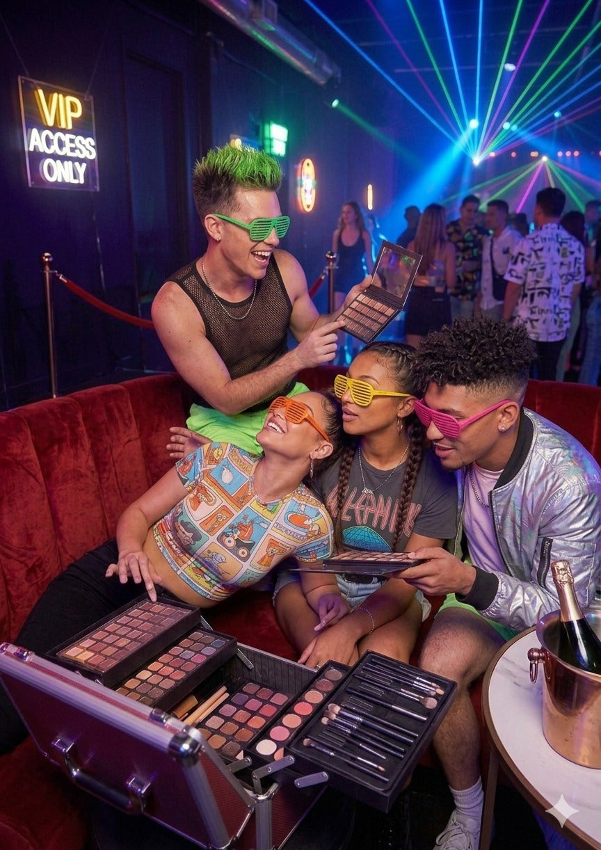 Shutter Neon Glasses for Adults – Assorted Colours Novelty Party & Festival Accessories