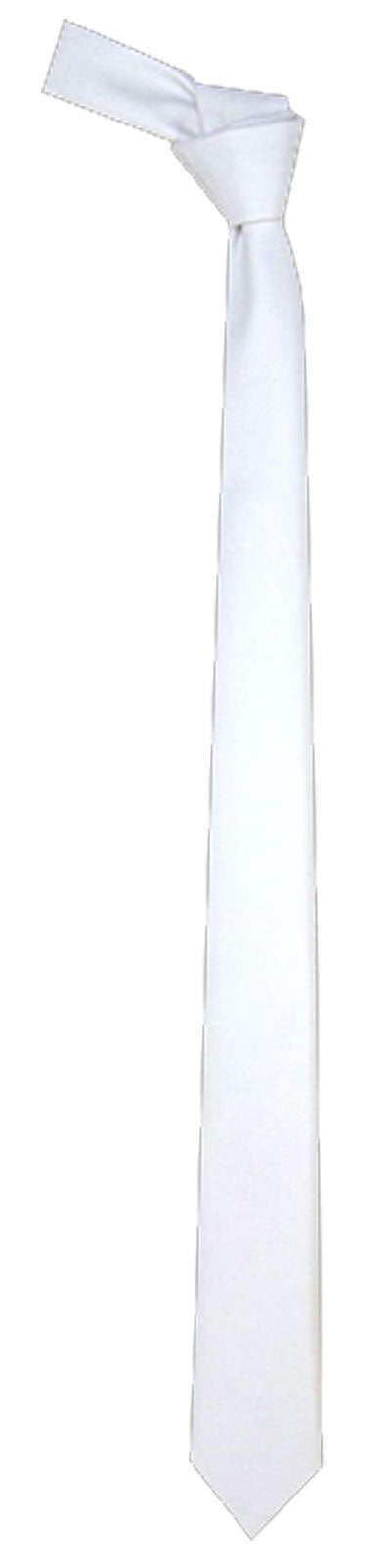 Men’s Boys Slim Skinny Solid Color Shiny Plain Satin Tie Wedding Party Thin Necktie