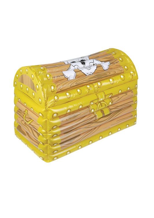 Inflatable treasure chest