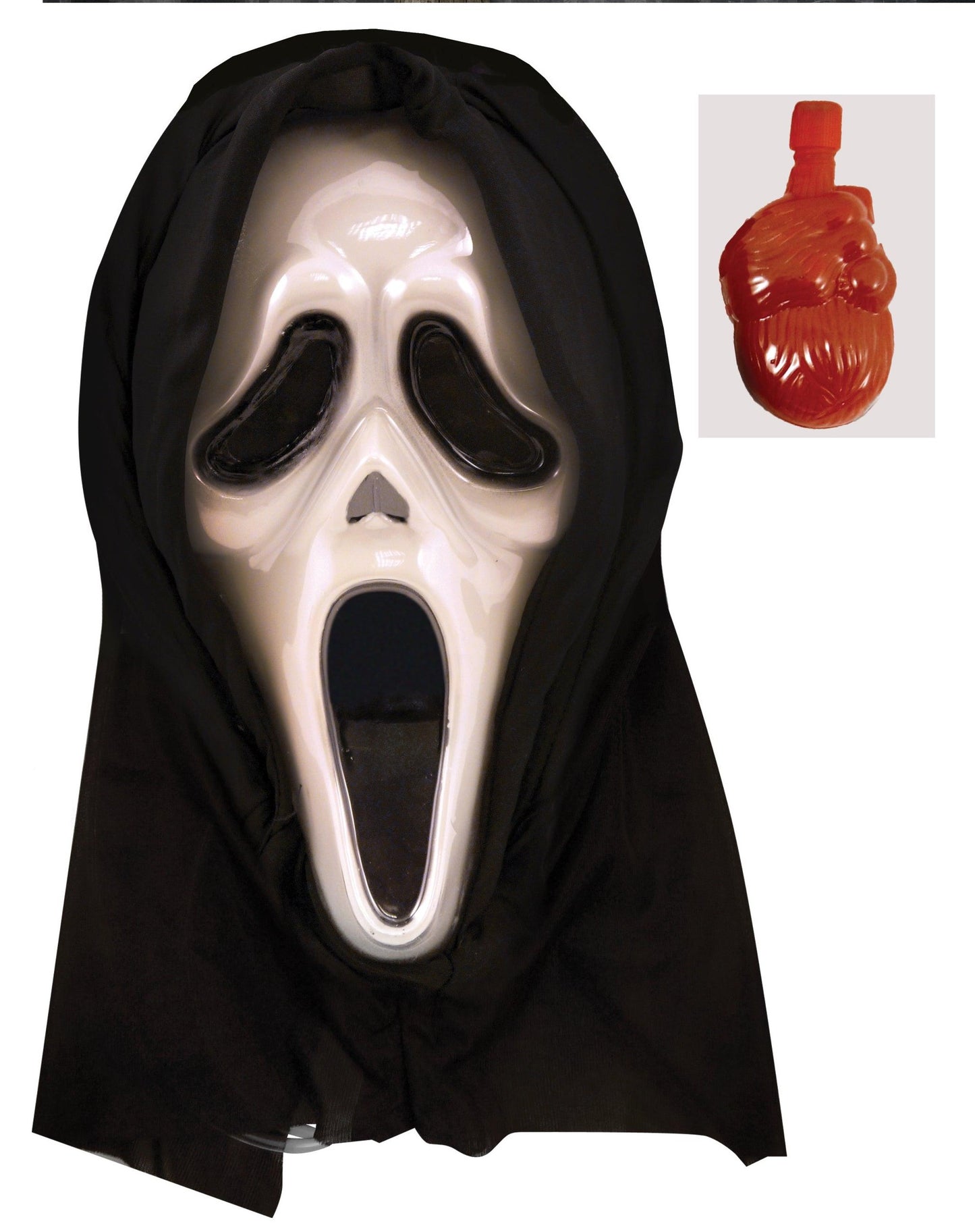 Labreeze Gruesome Bleeding Scream Mask - Halloween Horror Accessory with Oozing Blood Effect