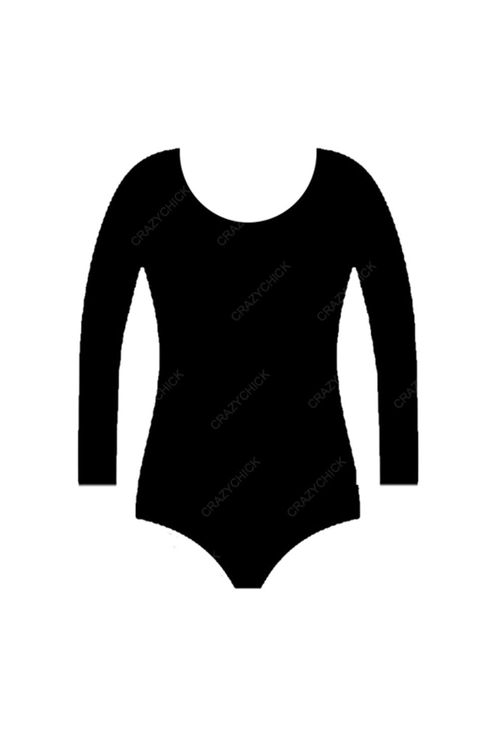 Girls Cotton Full Sleeve Leotard Ballet Dance Gym Bodysuit UK 3-13 Years - Labreeze